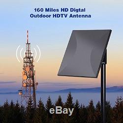 160miles Outdoor Amplified TV Antenna AatalTV Upgrade Omni Directional HDTV