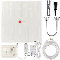 1byone 60 Miles Range Omni-directional Amplified Outdoor Antenna for FM /