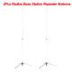 2xhigh Gain Glass Steel Omni-directional Antenna For Radio Base Station Repeater
