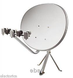 36 Super Satellite Dish 82-91-97-110-118-119-129 Hd 1000 118.8 Lnb Elliptical