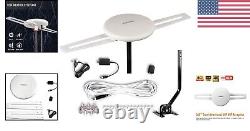 360° Omnidirectional HDTV Antenna 150 Mile Range Supports 4TVs Installa