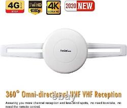 360° Omnidirectional HDTV Antenna 150 Mile Range Supports 4TVs Installa