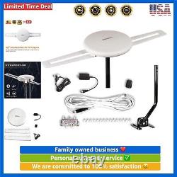 360° Omnidirectional HDTV Antenna 150 Miles Indoor/Outdoor Smart Solution