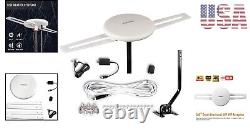 360° Omnidirectional HDTV Antenna 150 Miles Indoor/Outdoor Smart Solution