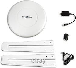 360° Omnidirectional TV Antenna 150 Miles Range for Crystal Clear 4K Reception