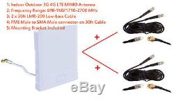 3G 4G LTE Omni MIMO Antenna for Bell 4G LTE NETGEAR MBR1516 MBR 1516 Turbo Hub