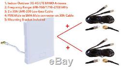 3G 4G LTE Omni MIMO Antenna for ZTE MF275 MF275R MF 275 Rocket Hub