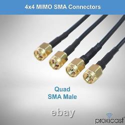 4X4 Mimo Omnidirectional Desktop Antenna For 4G/5G & Wifi Routers & Gateways