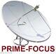 7.8 Ft 240cm Prime Focus Solid Metal C/ Ku Band Satellite Dish Antenna 2.4 Meter