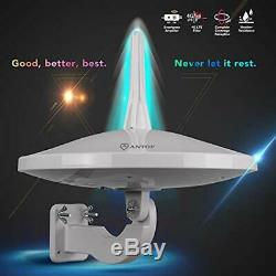 720&degDual-Omni-Directional FPinCoaxial Tip Outdoor HDTV Antenna UFO Aesthetic