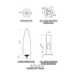 8.5 Dbi Pro-Gain 4G / 5G / Wifi Omni-Directional Ultra Wideband Marine Grade A