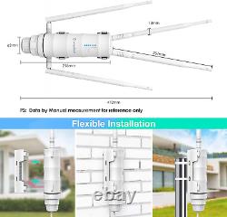 AC1200 Outdoor Wifi Extender with Passive POE Wireless High Power Outdo