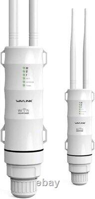 AC600 Outdoor WiFi Extender Dual-Band Long Range Signal Booster, Weatherproof