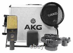 AKG C414 XLII Multi-Pattern Studio Reference Condenser Microphone Recording Mic