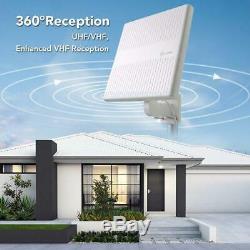 ANTOP HDTV Antenna Outdoor, 360° Omni-Directional Amplified TV AT-413B