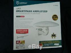 ANTOP OUTDOOR UFO OMNI DIRECTIONAL ANTENNA FOR TV RV HDTV 65 MILE for 2 TVs