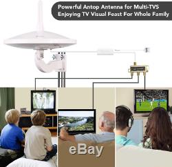 ANTOP UFO 720°Dual-Omni-Directional Outdoor HDTV Antenna Exclusive Smartpass &4G