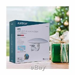ANTOP UFO Outdoor TV Antenna, 360°Omni Directional Reception with High Gain T
