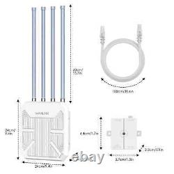 AX3000 Outdoor Router WiFi 6 Gigabit Dual Band IP67 Weathproof up to 128 Devices