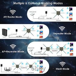 AX3000 WiFi 6 Range Extender Wireless Repeater Outdoor 360-Degree Full Coverage