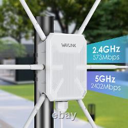 AX3000 WiFi Extender Outdoor WiFi 6 Router Long Range Wireless AP Signal Booster