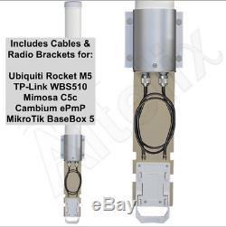 Altelix 5 GHz 13dB MIMO Omni Antenna for Cambium ePmP Ubiquiti Mimosa C5c WBS510