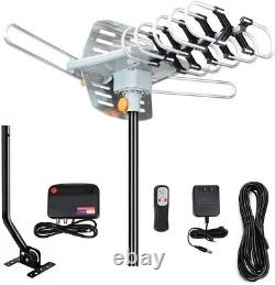 Amplified Digital TV Antenna with Remote Support 150 Miles Range, 4K 1080p