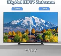 Amplified Digital TV Antenna with Remote Support 150 Miles Range, 4K 1080p