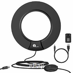 Amplified HDTV Omni-Directional HDTV Antenna 1byone for Digital TV with Smart Bo