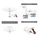 Amplified Tv Antennas Marine With Omni-directional 360 Reception, 70 Miles Hdtv