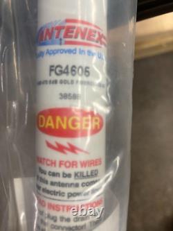 Antenex 460-470MHz 3dBd Gold Fiberglass BS Omni Antenna FG4605 NEW