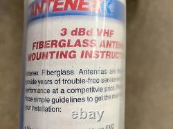 Antenex 460-470MHz 3dBd Gold Fiberglass BS Omni Antenna FG4605 NEW