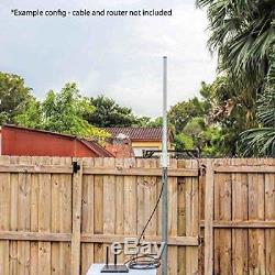 Antenna World OM2415HD 15 dBi Omni-Directional Wi-Fi Professional Grade