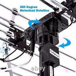 Boost Signal with 200-Mile Outdoor HDTV Antenna + Installation Kit Included