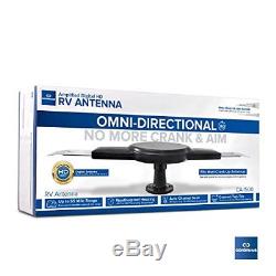 CA1500W Omni-Directional Amplified Digital HD RV TV Antenna White