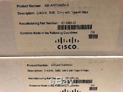 Cisco Aironet 2.4GHz 5dBi Omni Antenna AIR-ANT2450V-N N Connector New in Box