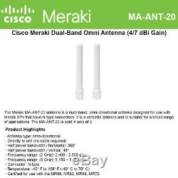Cisco Dual Band omni Antenna (4/7 dbi) for MR66 & MR72 Access Points Outdoor