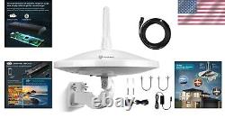 Compact AT-415B Outdoor Antenna with Exclusive Smartpass and 33ft Coaxial Cable