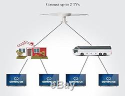 Continu. Us Omni-Directional Amplified RV Antenna Digital TV 360° (White)