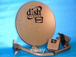 Dish Network Satellite 500 KIT Pro Twin LNB Antenna 110 119 DP LNBF DishPro plus