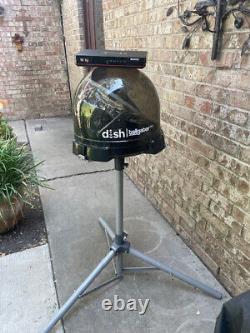 Dish Tailgater Pro Satellite TV Antenna KING DTP4900-AO, Wally receiver, tripd