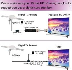 HD-8008 Outdoor Omni-Directional Antenna 125 Miles, Easy Setup & 4K/1080P