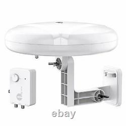 HDTV Antenna 1byone 360° Omni-Directional Reception Amplified Outdoor TV An