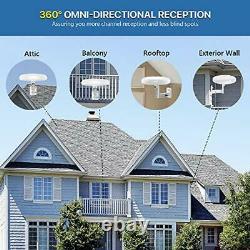 HDTV Antenna 1byone 360° Omni-Directional Reception Amplified Outdoor TV An