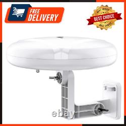 HDTV Antenna 360° Omni-Directional Reception Amplified Outdoor TV Antenna