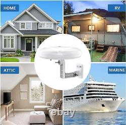 HDTV Antenna 360° Omni-Directional Reception Amplified Outdoor TV Antenna