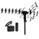 Hdtv Antenna 360° Omnidirectional Amplified Outdoor Tv Antenna Up To 150 Mi