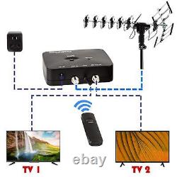 HDTV Antenna 360° Omnidirectional Amplified Outdoor TV Antenna up to 150 Mi