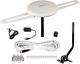 Hdtv Antenna 360° Omnidirectional Amplified Outdoor Tv Antenna Up To150 Miles
