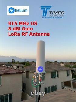 Helium Hotspot Miner 8 dBi Omni-directional 915Mhz Antenna LMR-400 COMBO HNT